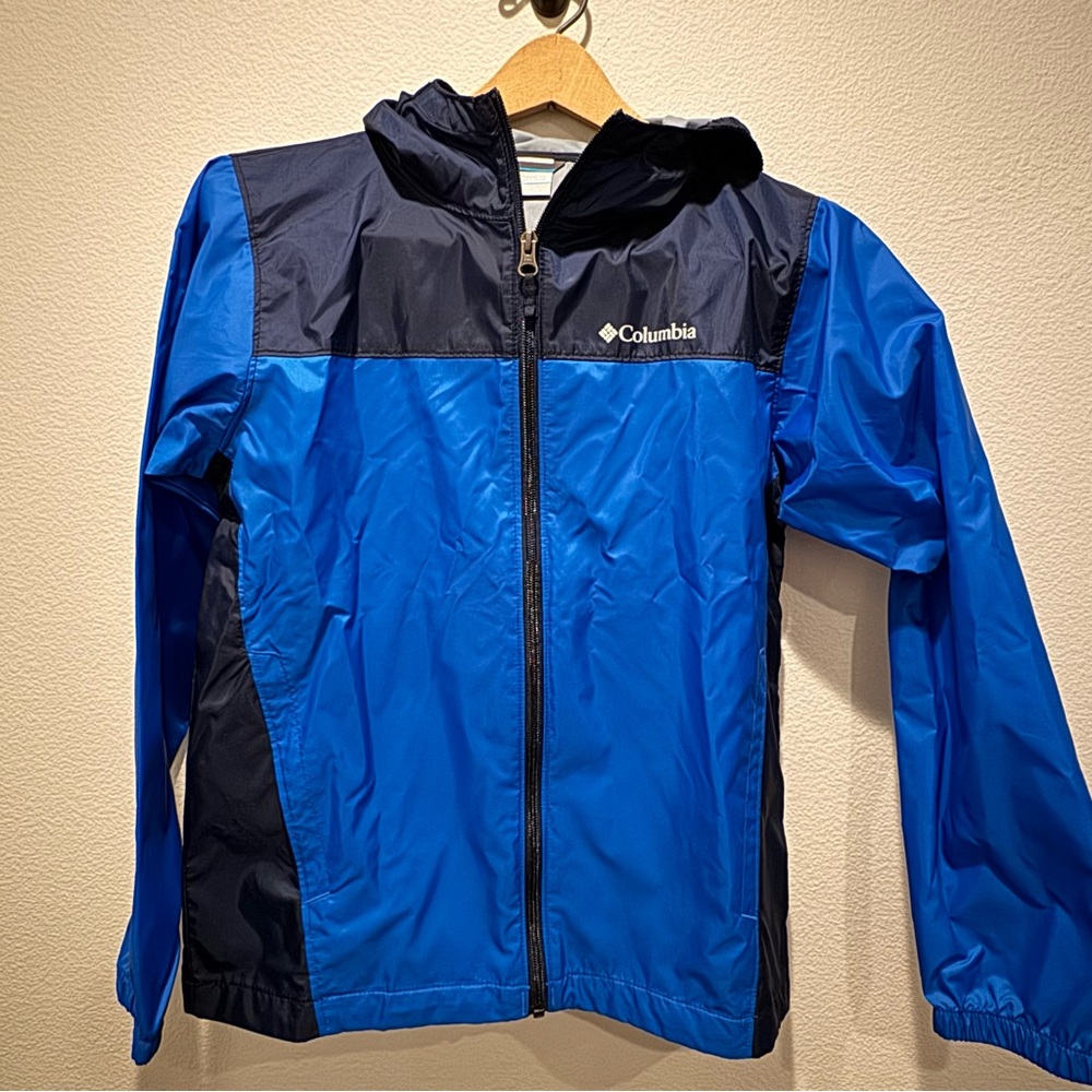 Columbia Kids Two-Tone Blue Raincoat